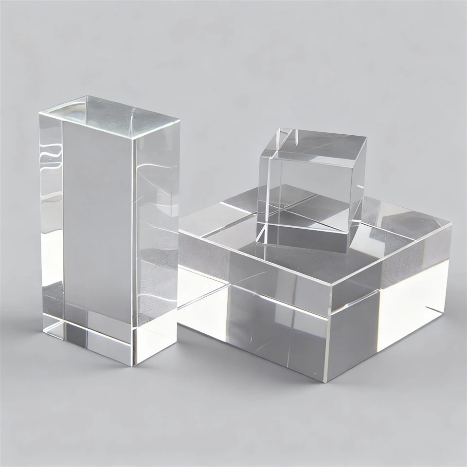 High Quality Blank Crystal Cube For Laser Engraving high quality
