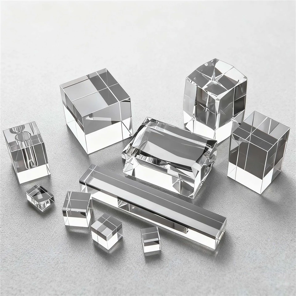 High Quality Blank Crystal Cube For Laser Engraving